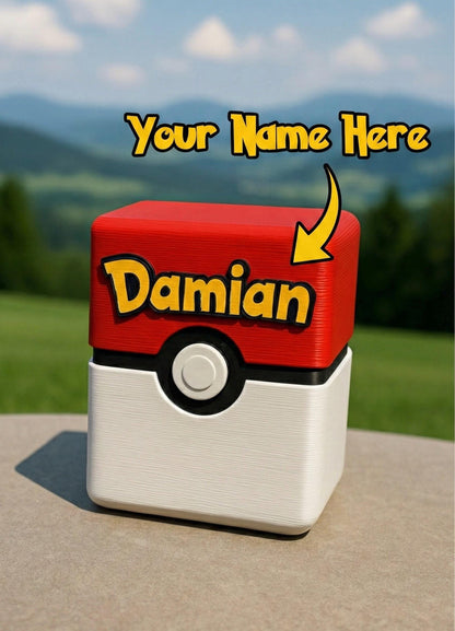 Custom Poké Card Holder Box
